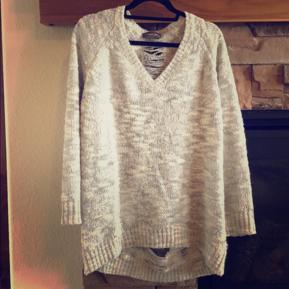 Michael Stars Semi-Open Backed Sweater